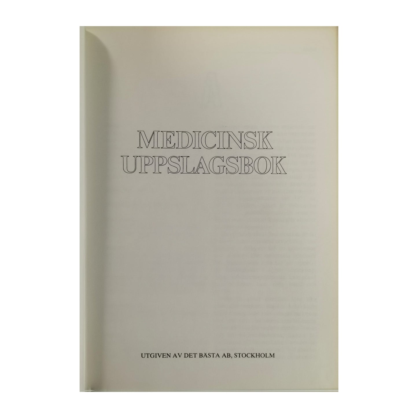 Det Bästa Medicinsk Uppslagsbok