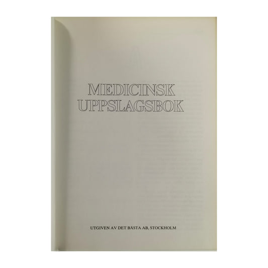 Det Bästa Medicinsk Uppslagsbok