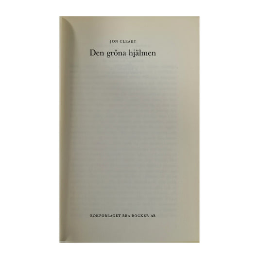 Jon Cleary: Den Gröna Hjälmen