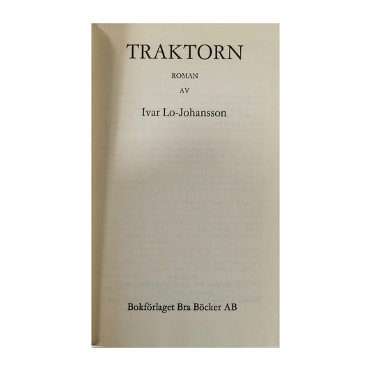 Ivar Lo-Johansson: Traktorn