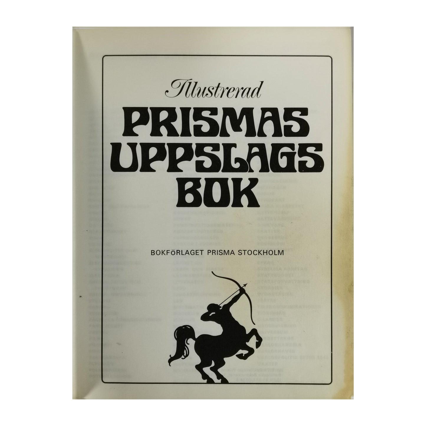 Prismas Uppslagsbok Illustrerad
