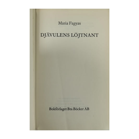 Maria Fagyas: Djävulens Löjtnant