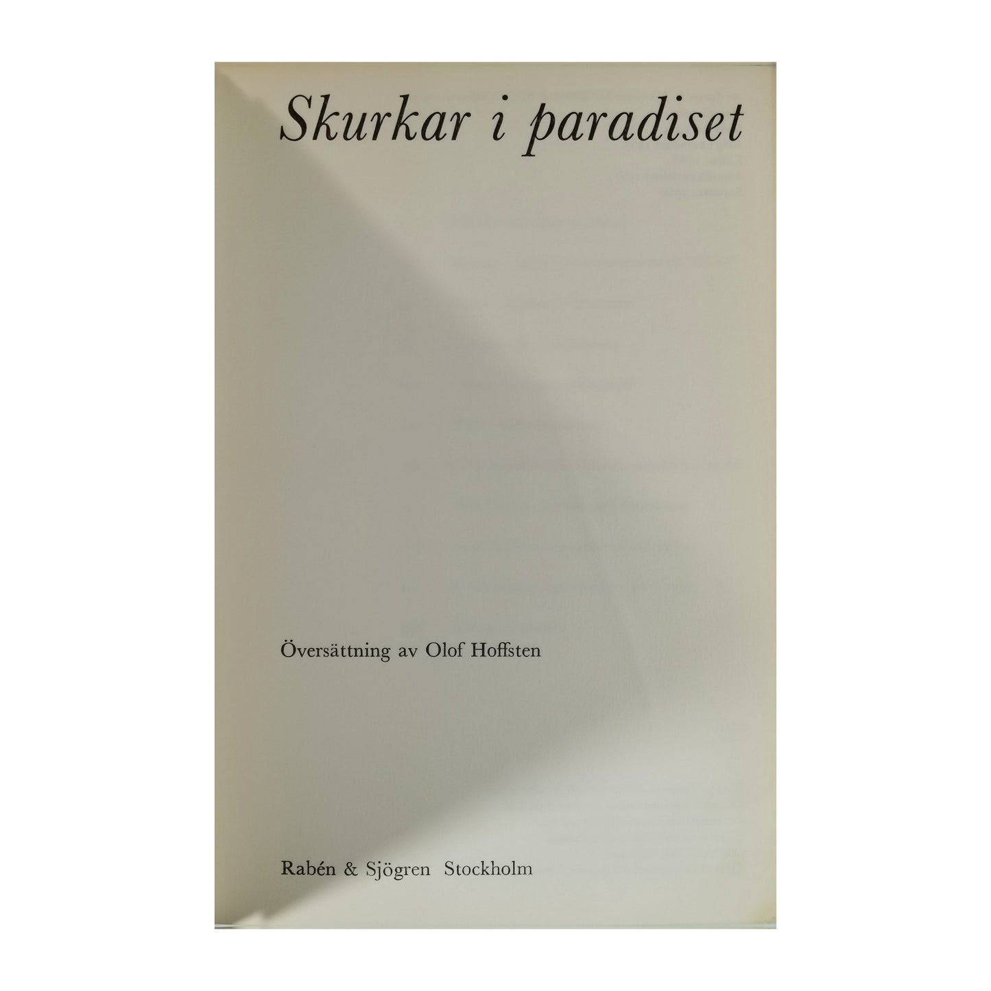 Skurkar I Paradiset