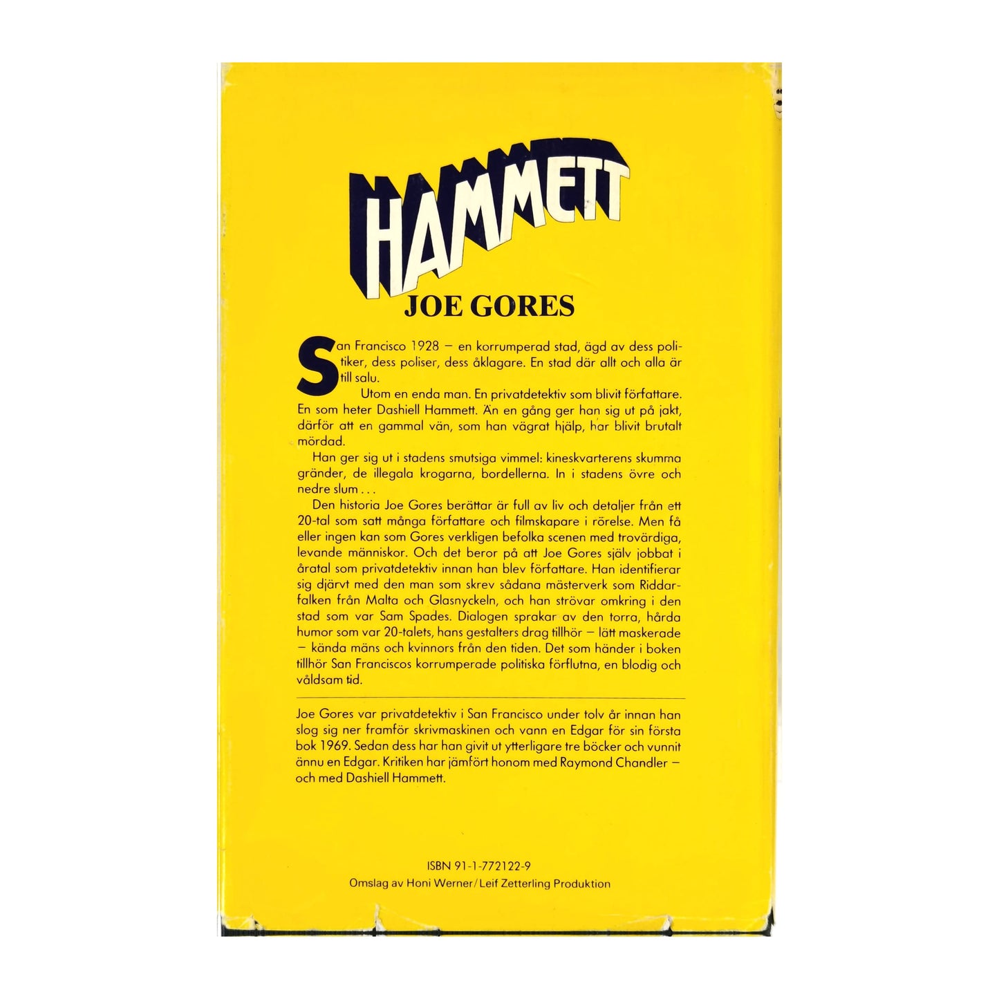 Joe Gores: Hammet