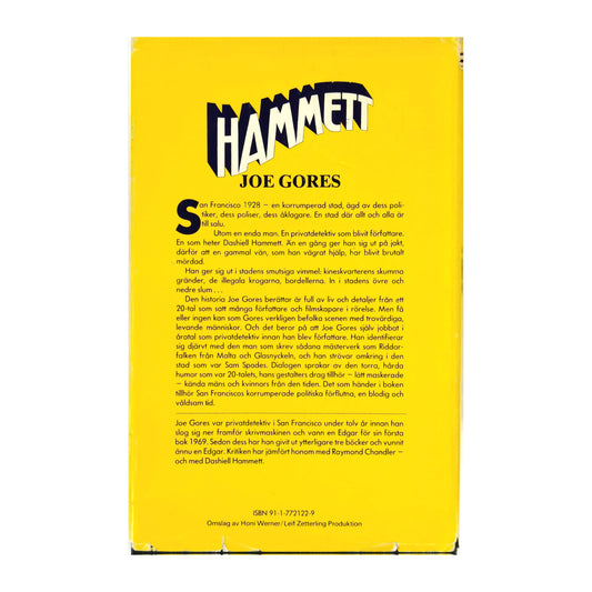 Joe Gores: Hammet