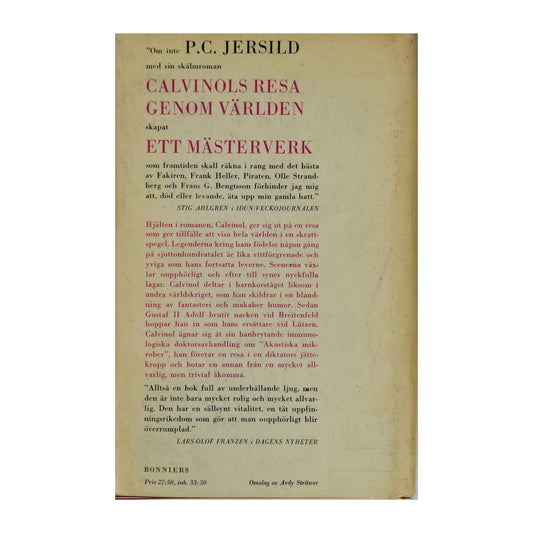 P. C. Jersild: Calvinols Resa Genom VäRlden