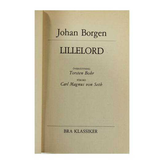 Johan Borgen: Lillelord