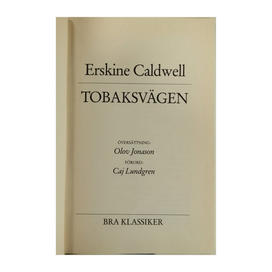 Erskine Caldwell: Tobaksvägen