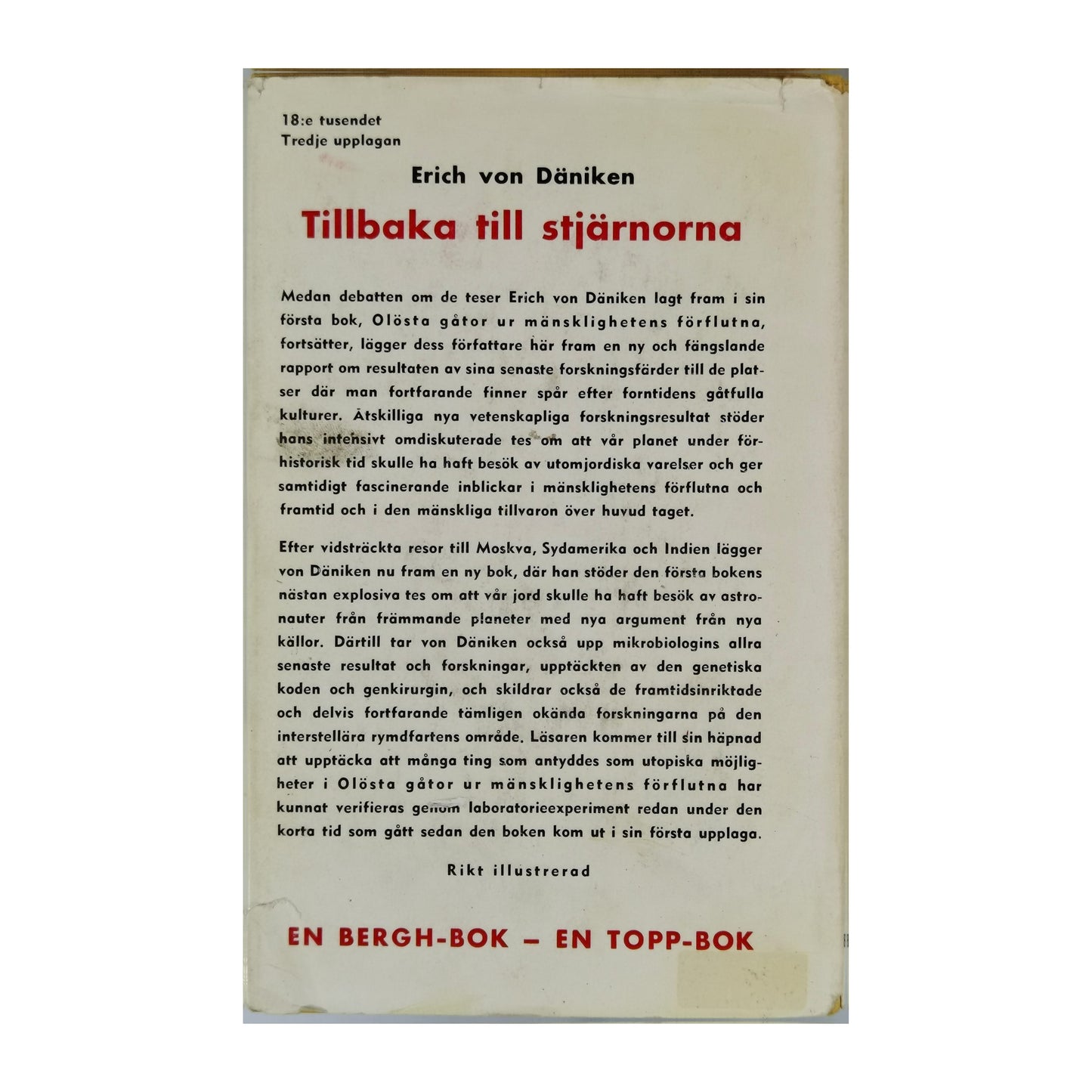 Erich Von Däniken: Tillbaka Till Stjärnorna