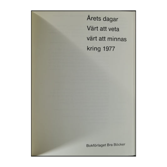 Årets Dagar 1977