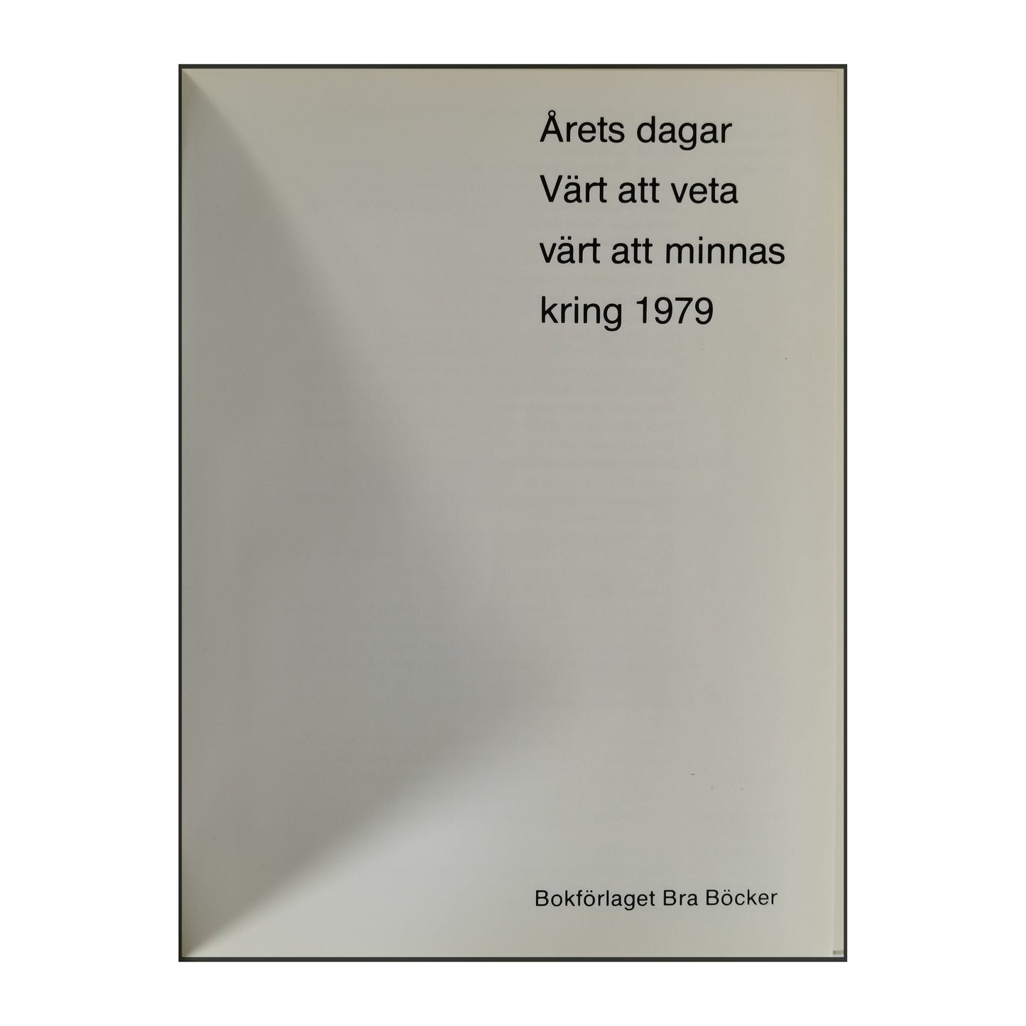 Årets Dagar 1979