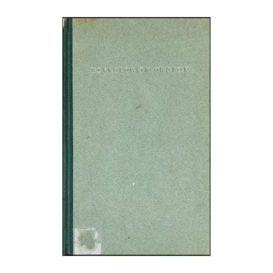 Carl Ivar Sandström: Psykologisk Ordbok
