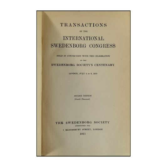 International Swedenborg Congress 1910