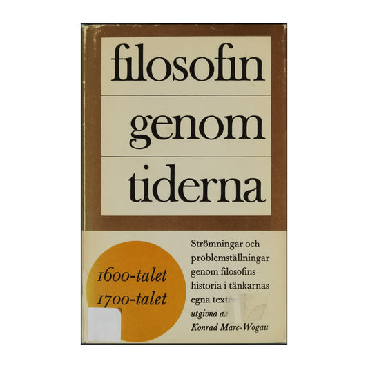 Filosofin Genom Tiderna 1600-Talet 1700-Talet