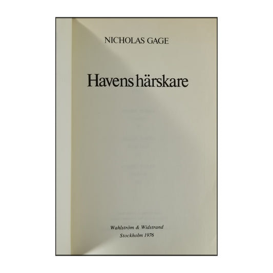 Nicholas Gage: Havens Härskare