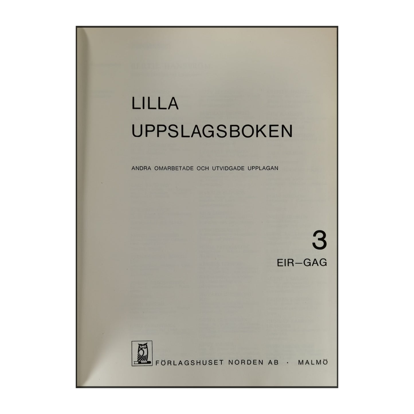 Lilla Uppslagsboken 3