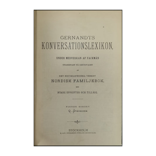 Gernandts Konversationslexikon 4