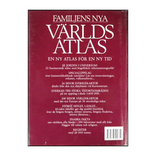 Bonnier Lexikon: Familjens Nya Världsatlas