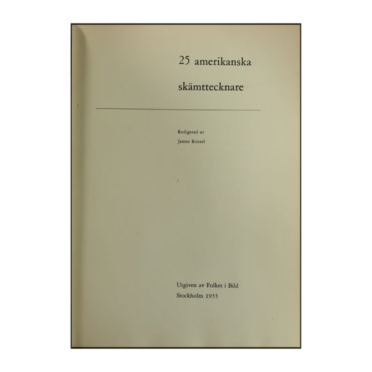 25 Amerikanska Skämttecknare