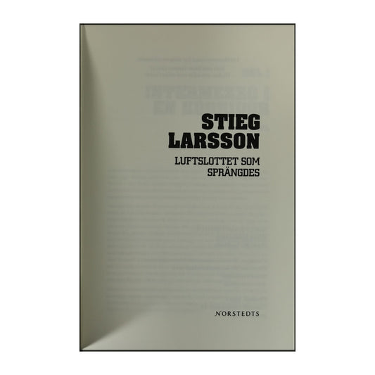 Stieg Larsson: Millennium 3: Luftslottet Som Sprängdes