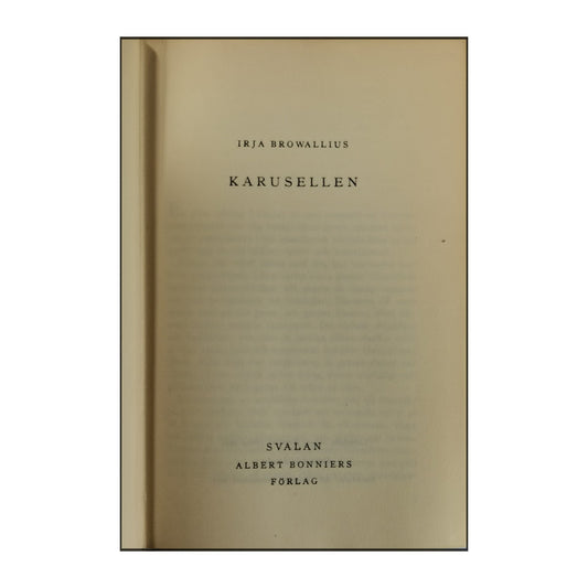 Irja Browallius: Karusellen