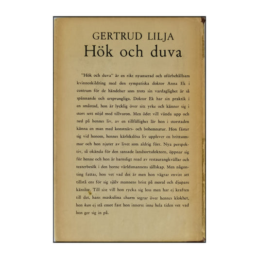 Gertrud Lilja: Hök Och Duva