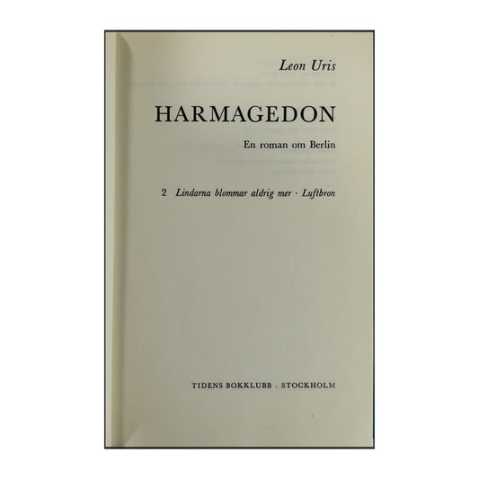Leon Uris: Harmagedon