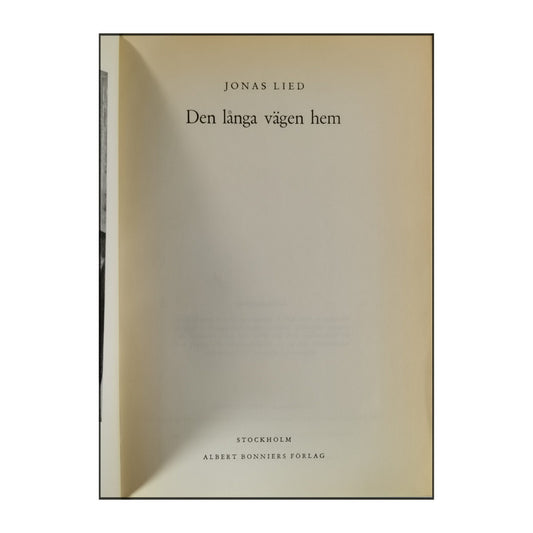 Jonas Lied: Den Långa Vägen Hem