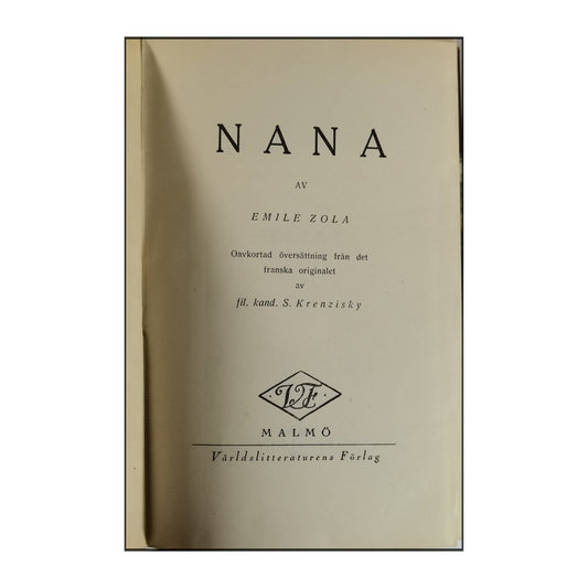 Émile Zola: Nana