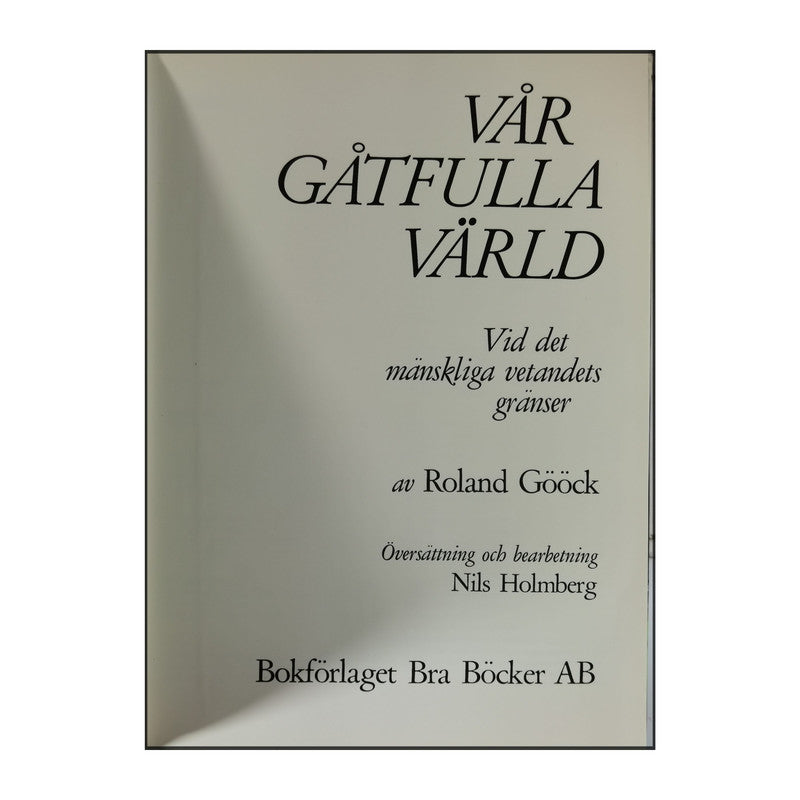 Vår Gåtfulla Värld