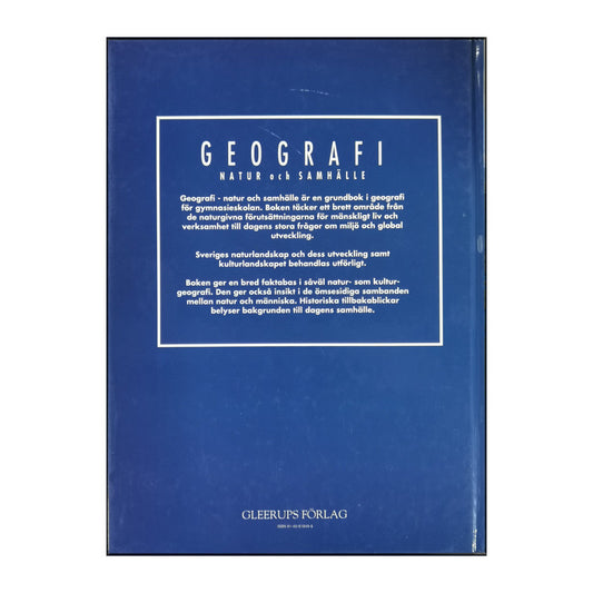 Geografi: Natur Och Samhälle