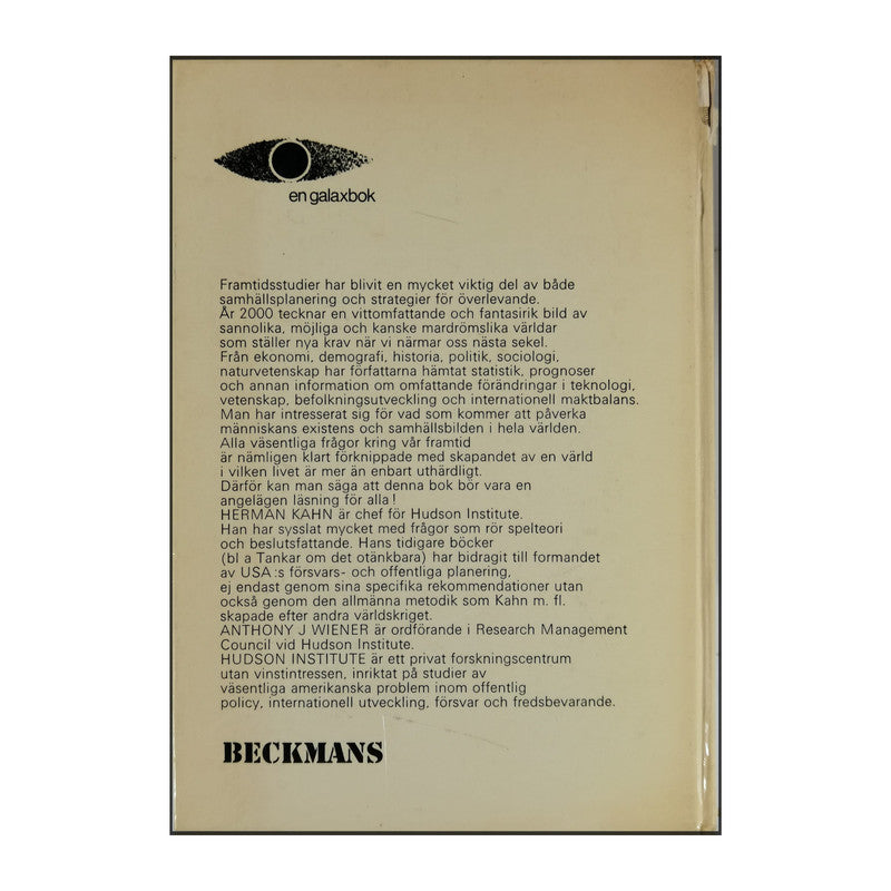 Herman Kahn & Anthony J. Wiener: År 2000