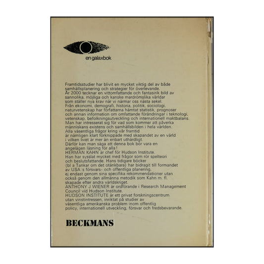Herman Kahn & Anthony J. Wiener: År 2000