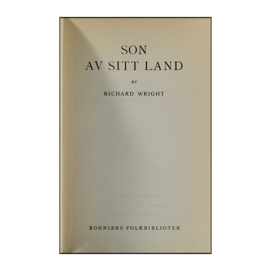 Richard Wright: Son Av Sitt Land