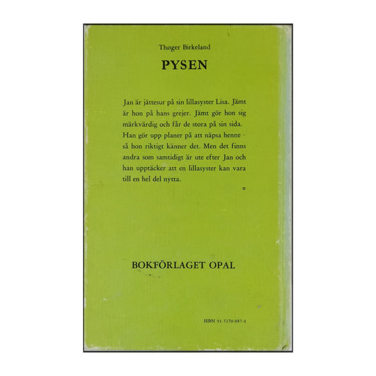 Thøger Birkeland: Pysen