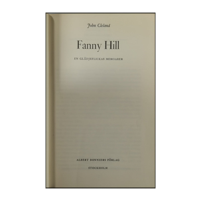 John Cleland: Fanny Hill