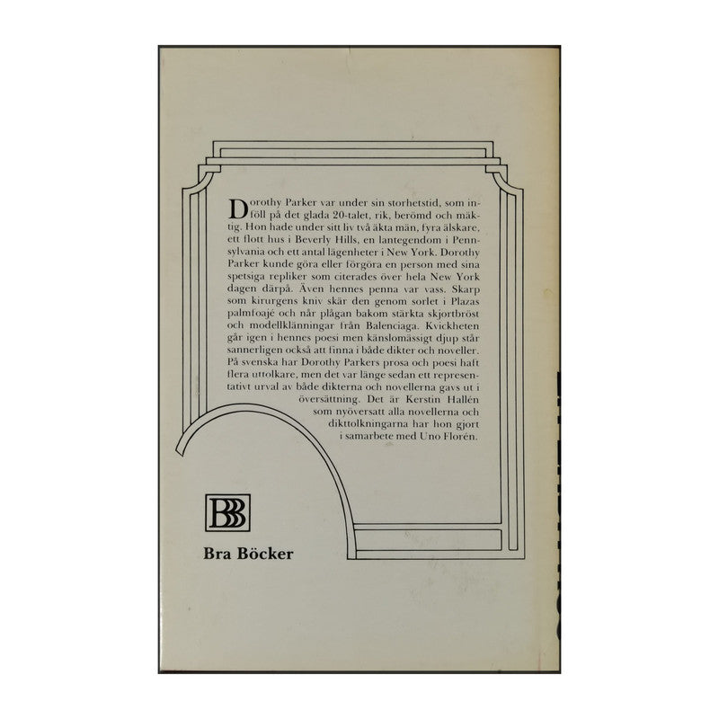 Dorothy Parker: En Enda Ros