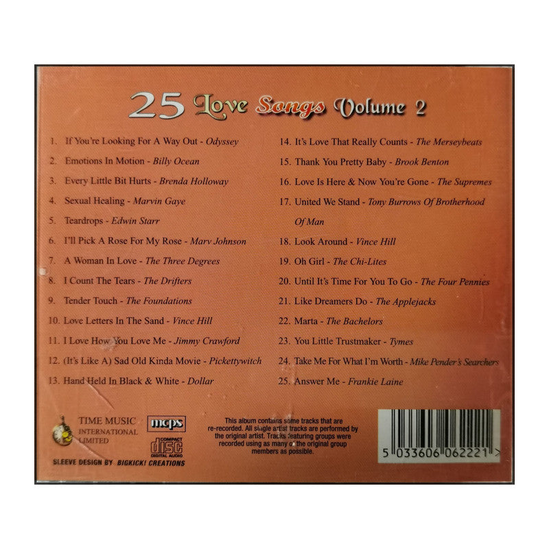 Love Songs 2: 25 Love Songs
