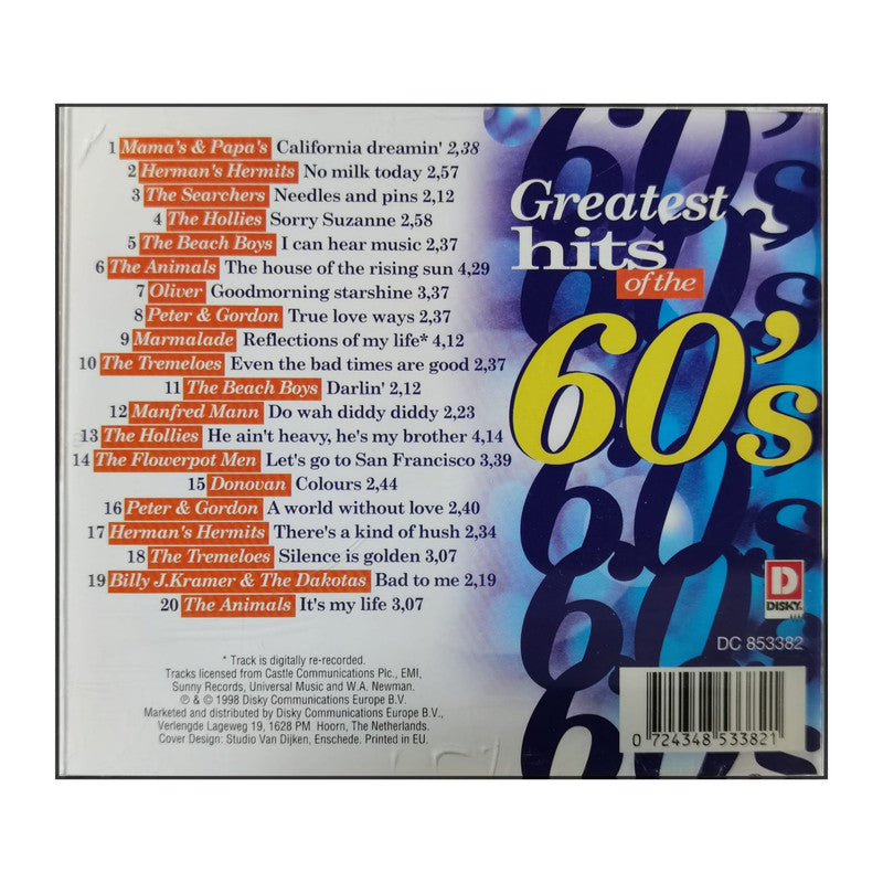 Greatest Hits Of The 60S