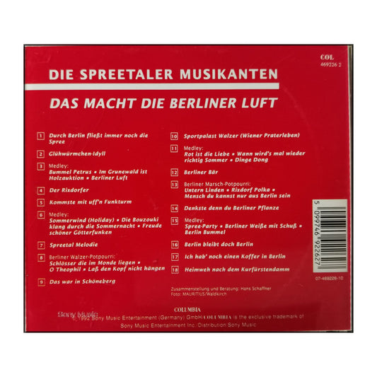 Die Spreetaler Musikanten: Das Macht Die Berliner Luft