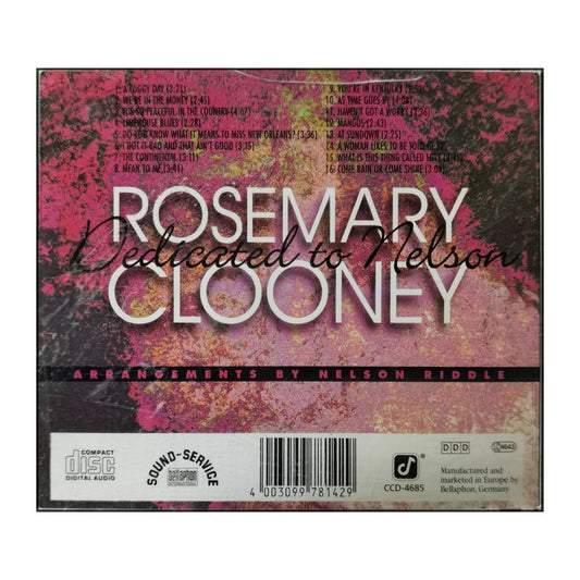 Rosemary Clooney: Dedicated To Nelson