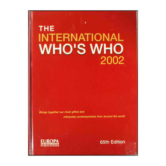 The International Who'S Who 2002