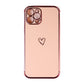 Heart Electroplate (Pink)
