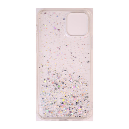 Glitter Case (White Transparent )