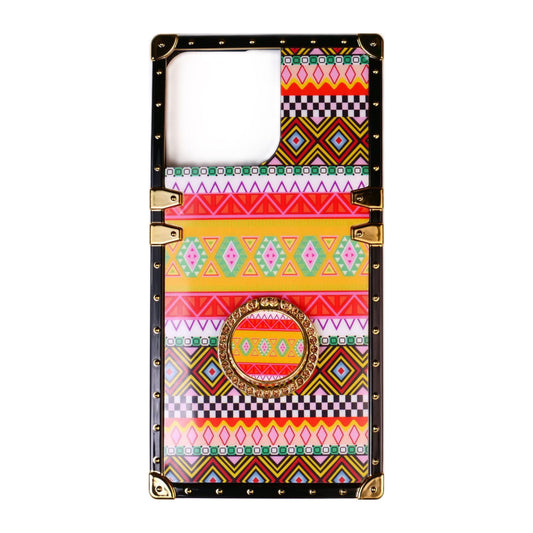 Square Patterns + Kickstand Case (Multi-Color)