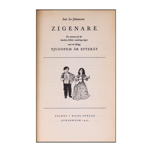 Ivar Lo-Johansson: Zigenare