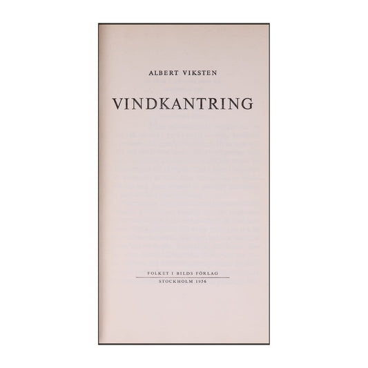 Albert Viksten: Vindkantring