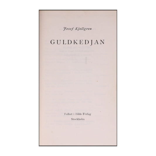 Josef Kjellgren: Guldkedjan
