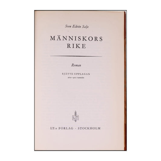 Sven Edvin Salje: Människors Rike