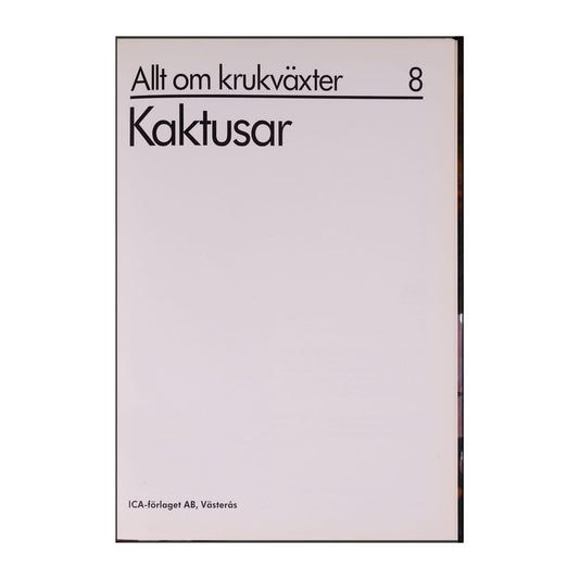 Maja-Lisa Furusjö: Kaktusar